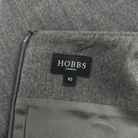 HOBBS LONDON Wool Dress Womens 6 Corpcore Office Professional Business Event - Picture 5 of 6